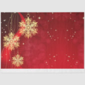 kerstsnowflakes tissuepapier (Voorkant)