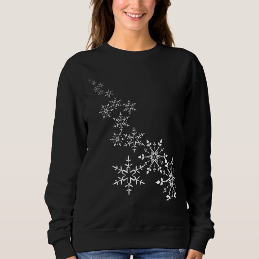 kerstsnowflakes trui (Voorkant)
