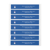 kerstsnowlady Juggling Snowball Funny Custom Adreslabel Wikkel (Vel)