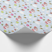 kerstsnowman Elements patroonpapier Cadeaupapier (Hoek)