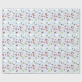 kerstsnowman Elements patroonpapier Cadeaupapier (Vlak)