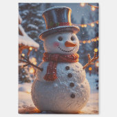 kerstsnowman Magnet (Voorkant)