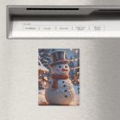 kerstsnowman Magnet (Insitu (Vaatwasser))
