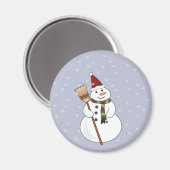 kerstsnowman Magnet (Voorkant / Achterkant)