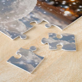 Kerstsnowman Puzzle Legpuzzel (Zijkant)