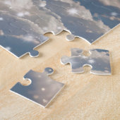 Kerstsnowman Puzzle Legpuzzel (Zijkant)