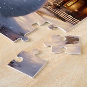 Kerstsnowman Puzzle Legpuzzel (Zijkant)