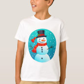 KerstSnowman T-Shirts (Voorkant)