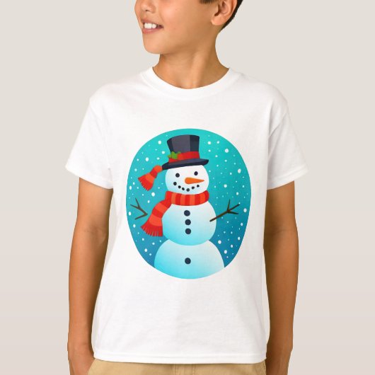 KerstSnowman T-Shirts (Voorkant)