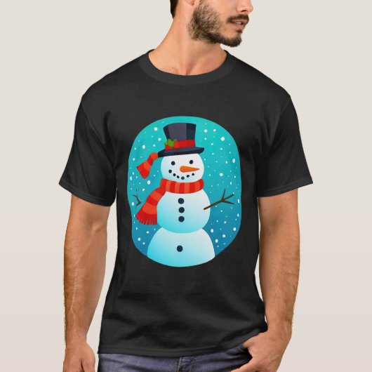 KerstSnowman T-Shirts (Voorkant)