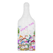 kerstsnowmans snijplank (Voorkant)