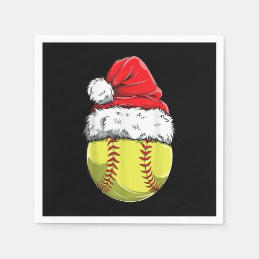 Kerstsoftball Koop kerstkerstbal kerstkerstmis mei Servet (Voorkant)