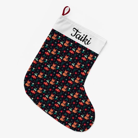 Kerstsok (Voorkant (Hangend))