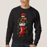 kerstsok Golden Retriever actief Trui<br><div class="desc">kerstsok Golden Retriever actief</div>