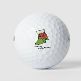 kerstsok golfballen
