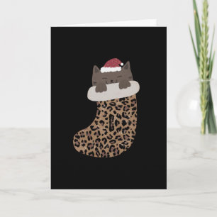 kerstsok kaart