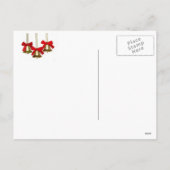 Kerstsok, kerstballen Poolse Kerstmis, Nieuwjaar Feestdagenkaart (Achterkant)