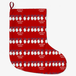 Kerstsok Kerstbellen Prettig Kerstfeest Rood