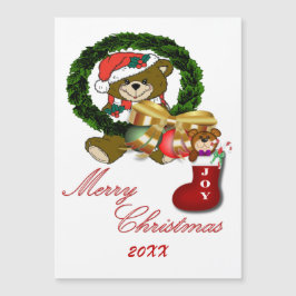 Kerstsok Kerstmis Magnetische Kaart