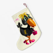 Kerstsok met Moderne Vogel Kleine Kerstsok (Achterkant (Hangend))