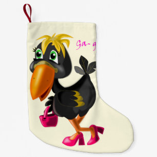 Kerstsok met Moderne Vogel Kleine Kerstsok