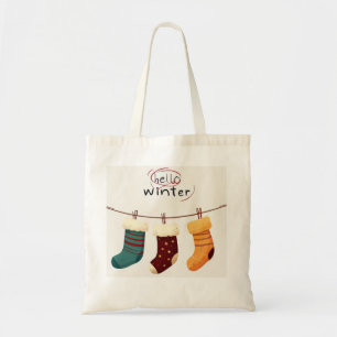 Kerstsokken cadeaus  tote bag