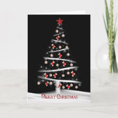 Kerstsokken en honkbal feestdagen kaart (Voorkant)