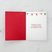 kerstSokken en honkbalbomen Feestdagen Kaart (Binnen)