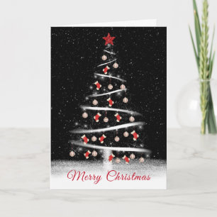 kerstSokken en honkbalbomen Feestdagen Kaart