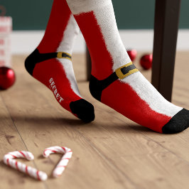 Kerstsokken Fun Rood & Wit Secret Santa Cadeau Sokken