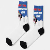 Kerstsokken Gelukkig KOEH Jaar! Sokken (Links)