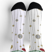 Kerstsokken Glitter Slinger