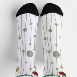 Kerstsokken Glitter Slinger Sokken