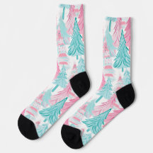 Kerstsokken in preppy-stijl