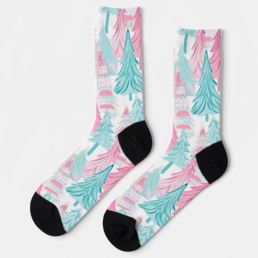 Kerstsokken in preppy-stijl sokken (Links)