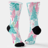Kerstsokken in preppy-stijl sokken (Gebogen)