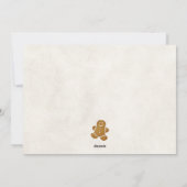 Kerstsokken Kaart voor het gezin (Achterkant)
