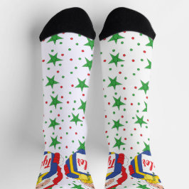 Kerstsokken Kerstman Aansteker Sokken