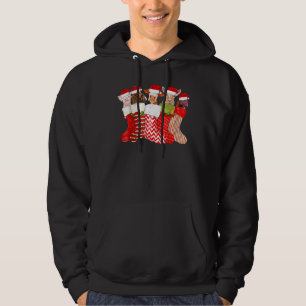 kerstsokken Koe paardenpenkuiken kippen Varkens Hoodie