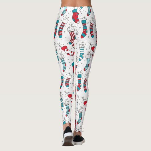 kerstsokken leggings (Achterkant)