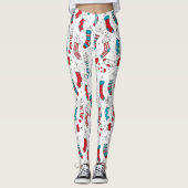 kerstsokken leggings (Voorkant)