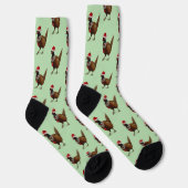 Kerstsokken met fazant - perfecte sokvulling sokken (Rechts)