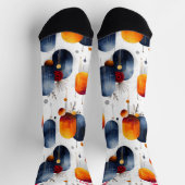 Kerstsokken met warme gradiëntvorm 'Golden Glow' Sokken (Top)