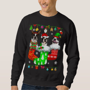 Kerstsokken Pajama Boston Terrier Dog Puppy Lo Trui