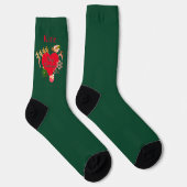 Kerstsokken "Santa's rendierhartCrew Socks" Sokken (Rechts)