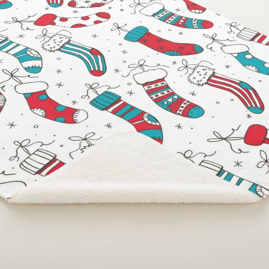 kerstsokken sherpa deken (3/4)