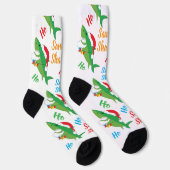 Kerstsokken Sinterklaas Haai Sokken (Rechts)