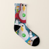 kerstSokken, Snowman Penguin Sokken (Rechts - buiten)