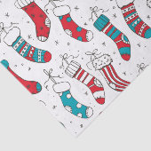 kerstsokken tissuepapier (Detail)