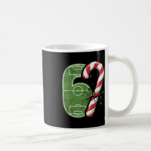 Kerstsokker Voetbalveld 67 Gebarsten Grappig Kerst Koffiemok